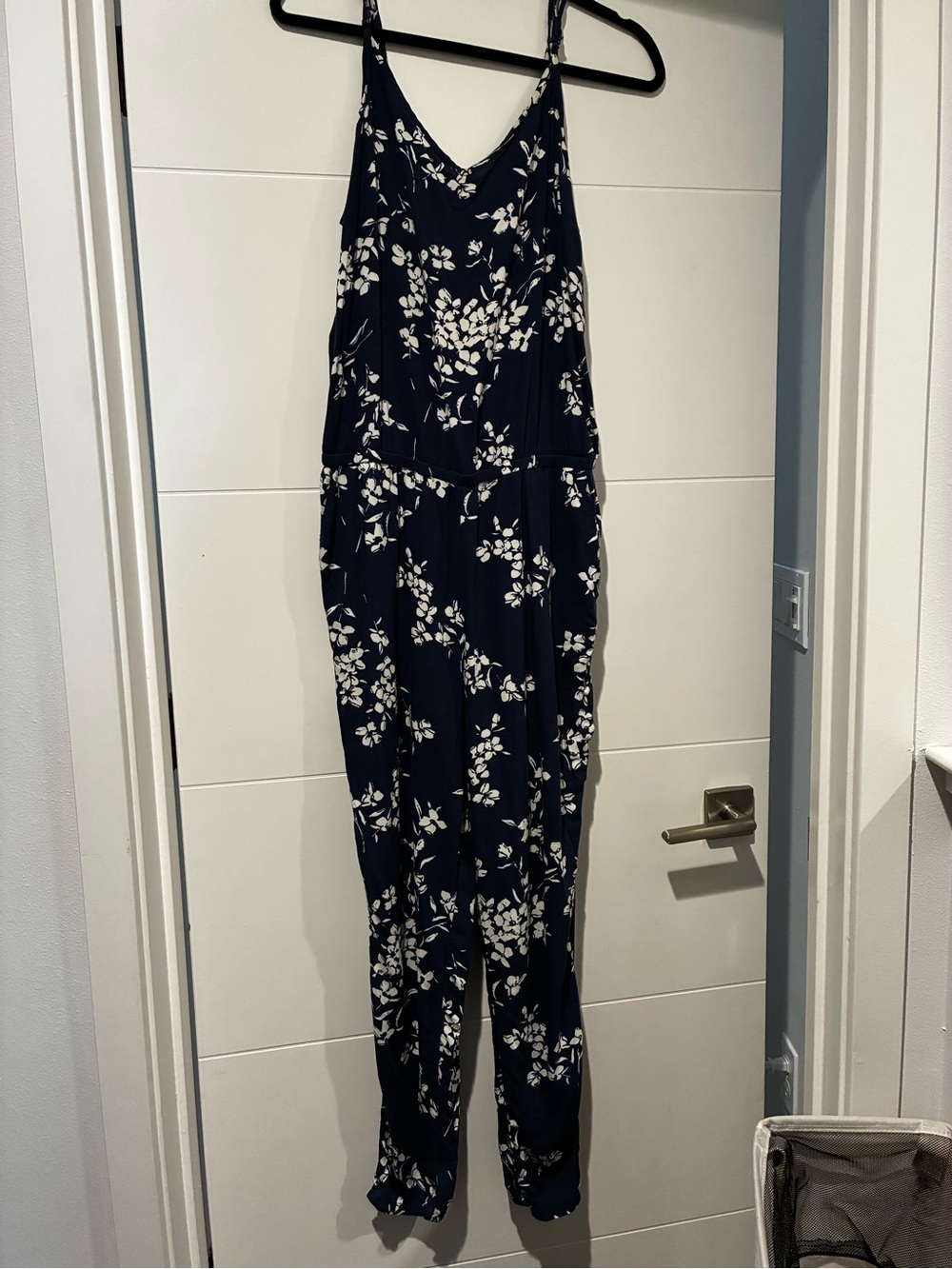 GAP Navy Blue Floral Spaghetti Strap
Jumpsuit